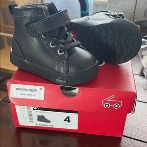 See Kai Run Hudson Black Boots Sz 4 Infant/Toddler